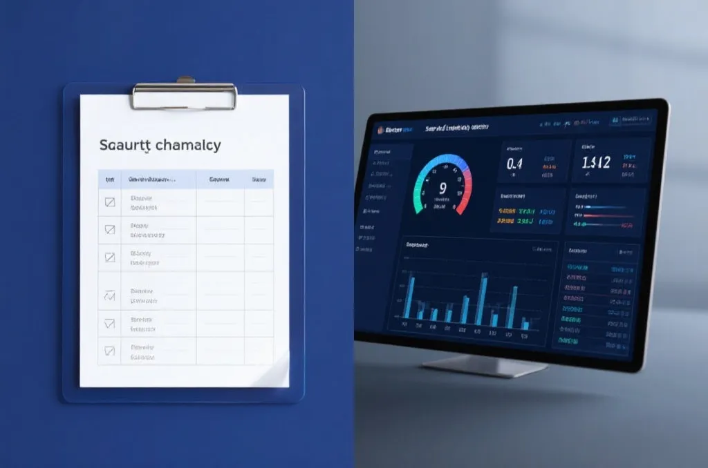 数据面板与安全检查表的视觉化
